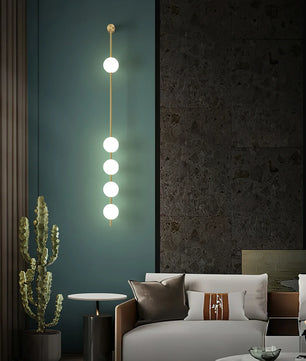 Vertical Balls Wall Lamp