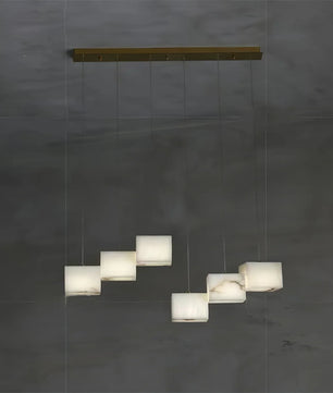Marble Box Chandelier