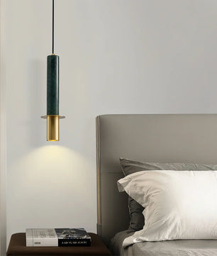 Marble Cylinder Pendant Light