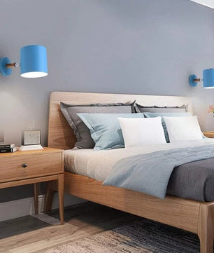 Nordic Macaron Cylinder Rotatable Wall Lamp S38