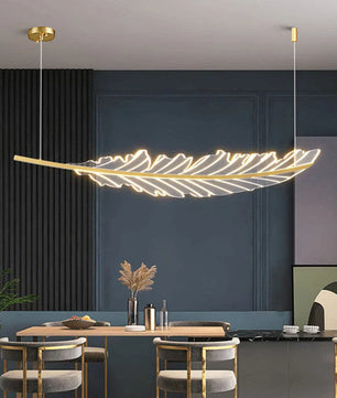 Modern Leaf Shaped Chandelier