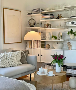 White Bedroom Floor Lamp
