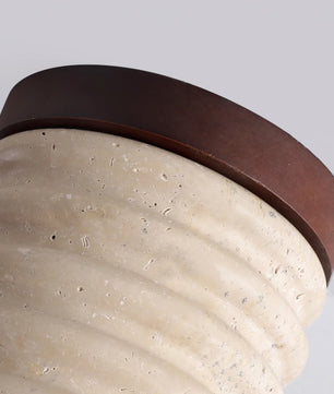 Vaarnii Travertine Ceiling Lamp