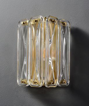 Triangular Glass Wall Light