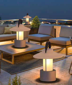 Claro Outdoor Built-in Battery Table Lamp