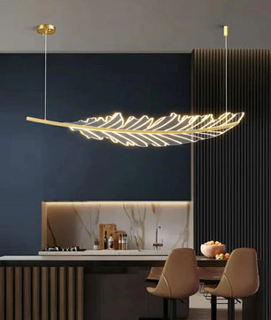 Modern Leaf Shaped Chandelier