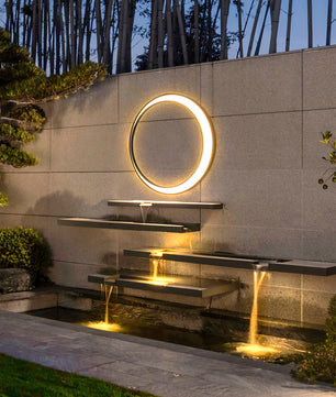 Moon Outdoor Wall Lamp