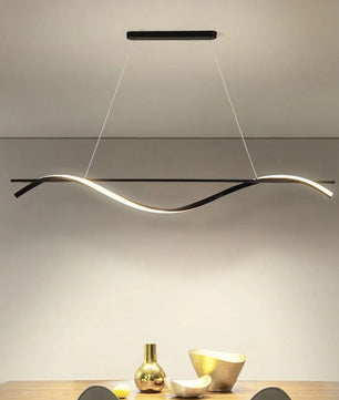 Black Wave Chandelier