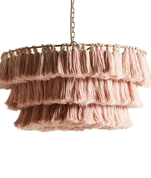 Multicolor Tassel Chandeliers