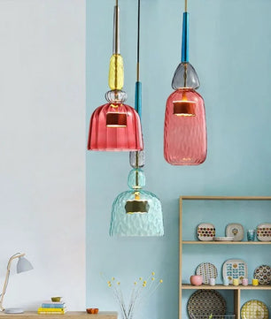 Nordic Macaron Lollipop Glass Pendant Lamp S118