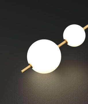 Vertical Globe Wall Lamp
