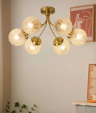 Retro Glass Ceiling Lamp