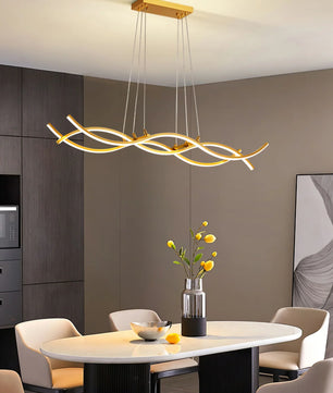 Wave Island Chandelier