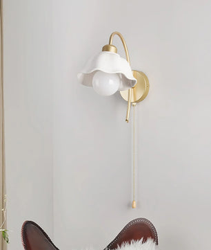 Flower Ceramic Wall Lamp