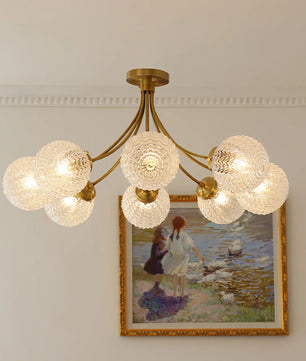 Retro Glass Ceiling Lamp