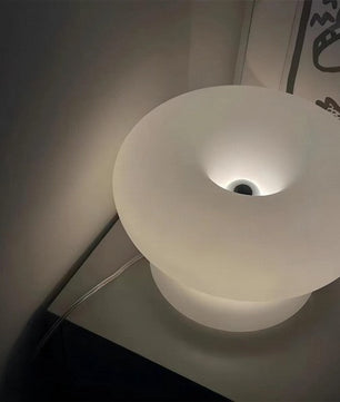 Mushroom Donut Bauhaus Glass Table Lamp S34