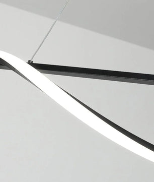 Black Wave Chandelier