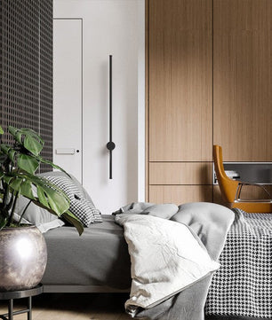 Industrial Black Linear LED Dimmable Wall Light S76