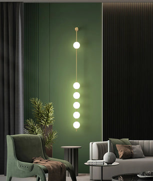 Vertical Balls Wall Lamp