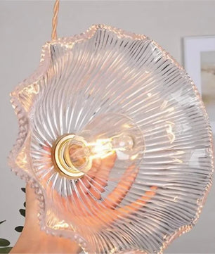 Nordic Retro Flower Glass Pendant Lamp S45