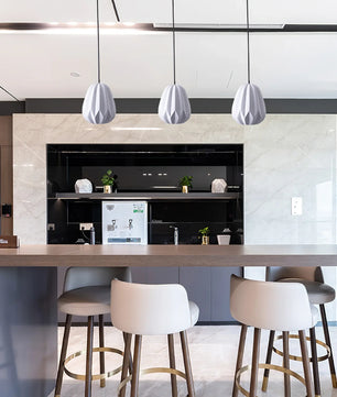 Papaya Resin Pendant Lamp