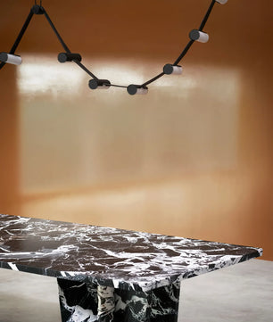 Curve Leather Chandelier