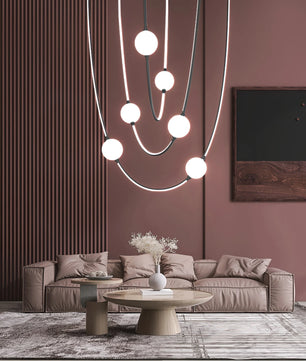 Linea Curva Chandelier