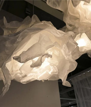 Art Decor Paper Cloud Pendant Light S137