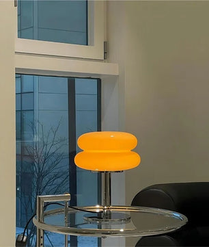 Bauhaus Lollipop Ripple Glass Table Lamp S27