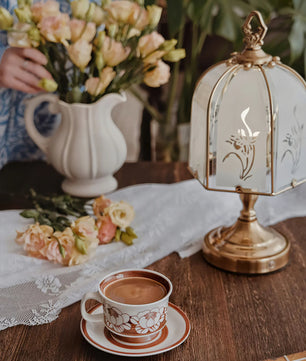 Orchid Glass Table Lamp