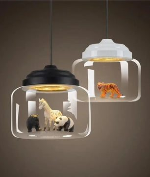 Creative Little Zoo Glass Pendant Light S91
