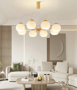 Molecural Wood Chandelier