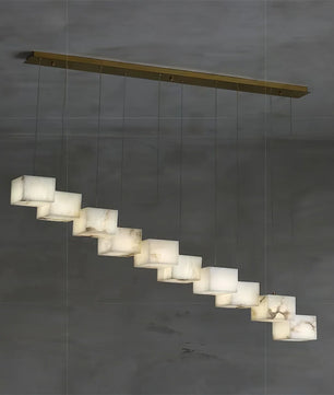 Marble Box Chandelier