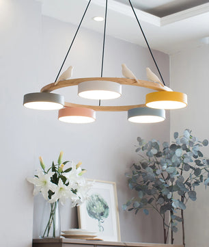 Sienna Bird Round Chandelier