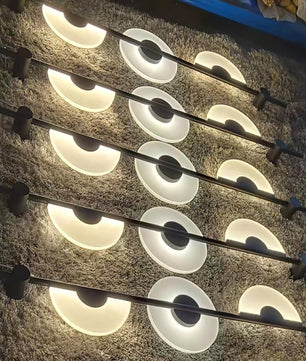 Black Slender Alabaster Wall Lamp