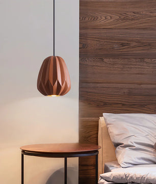 Papaya Resin Pendant Lamp