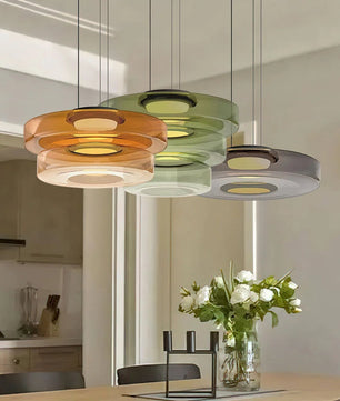 Nordic postmodern creative glass pendant light