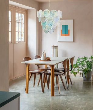 Vistosi Blue Murano Chandelier