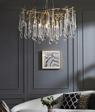 Branchs Brass Chandelier