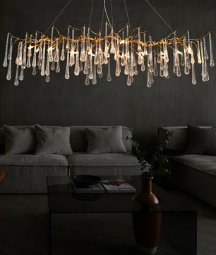 Aqua Makrama Chandeliers