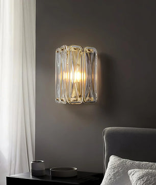 Triangular Glass Wall Light