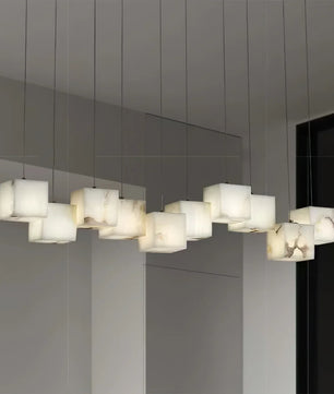 Marble Box Chandelier
