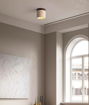 Vaarnii Travertine Ceiling Lamp