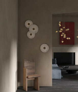 Round Alabaster Wall Lamp