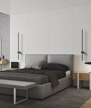 Industrial Black Linear LED Dimmable Wall Light S76