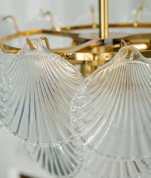 Shell Glass Chandelier