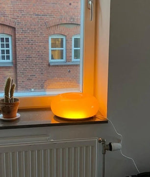 Bauhaus Glass Donut Table / Wall Lamp S77