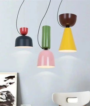 Contemporary Coloured Alphabeta Pendant Lamp S60