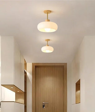 Retro Bauhaus Glass Ceiling Lamp S87