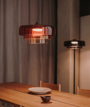 Lark 3 Shade Modern Glass Pendant Lamp